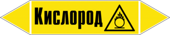 Маркировка трубопровода "кислород" (пленка, 507х105 мм) - Маркировка трубопроводов - Маркировки трубопроводов "ГАЗ" - . Магазин Znakstend.ru